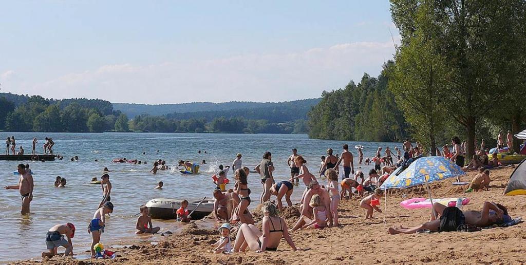 Ferienwohnung Bickel - Am Grossen Brombachsee Spalt Exterior foto